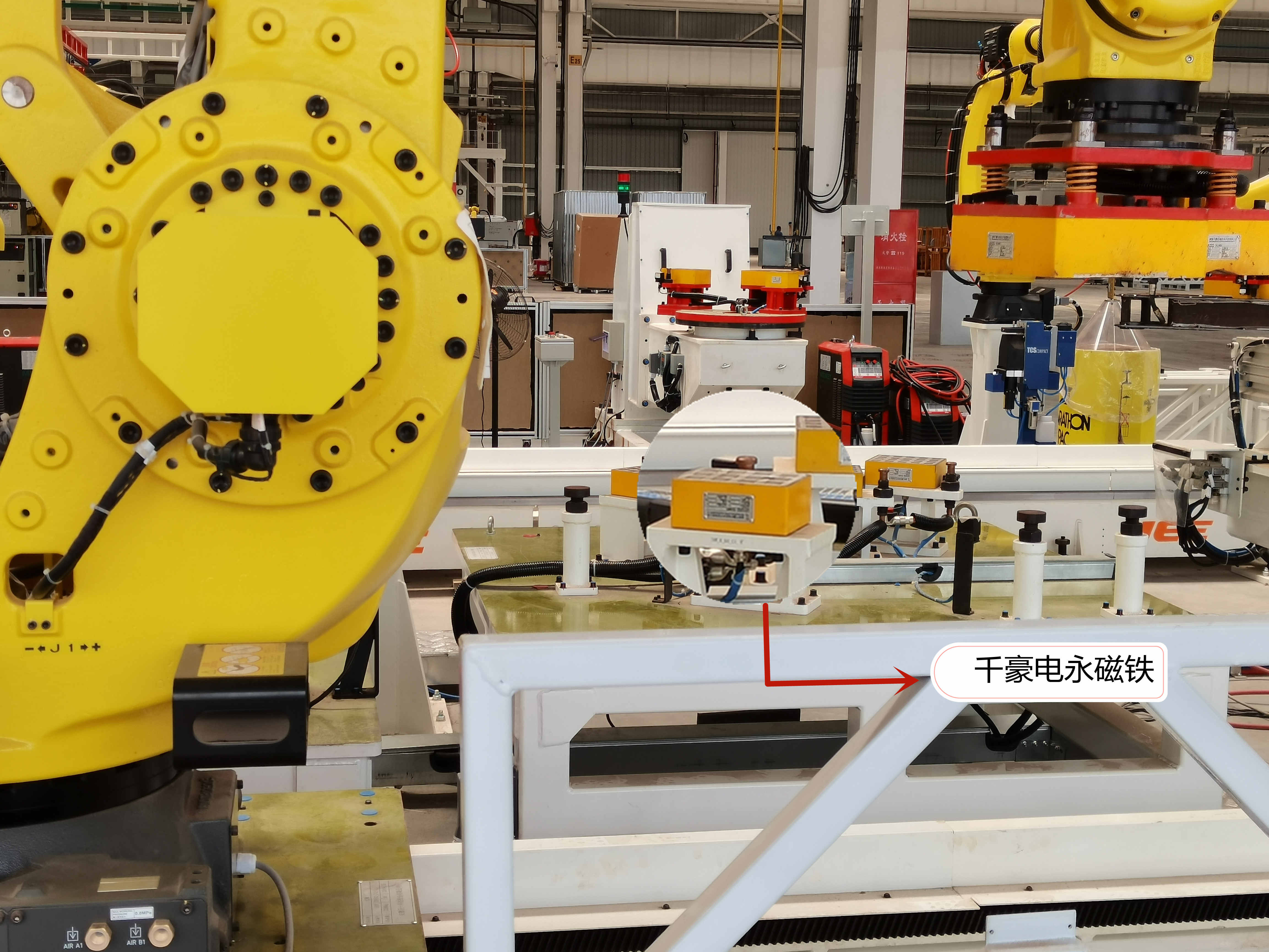 千豪自動化夾具，電永磁夾具，機械手吸盤