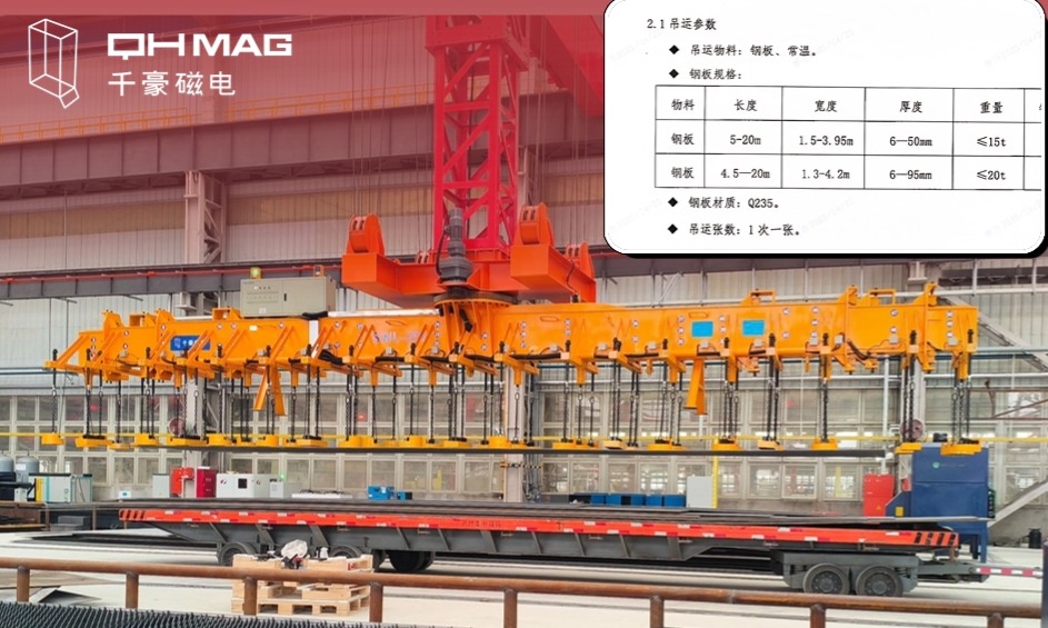 千豪起重電永磁鐵,電永磁吊具,吊鋼板專用夾具
